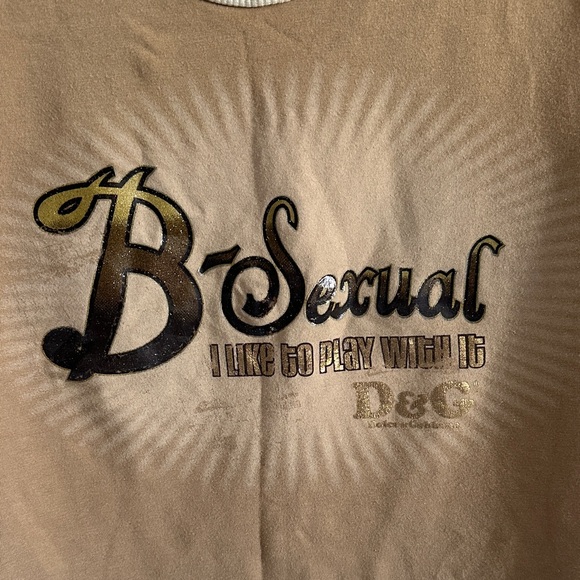 D&G “B-Sexual I LIKE TO PLAY WITH IT" Tank Top Spring/Summer 2003 - Picture 4 of 4